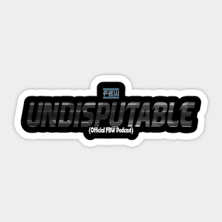 FBW Undisputable Logo Sticker